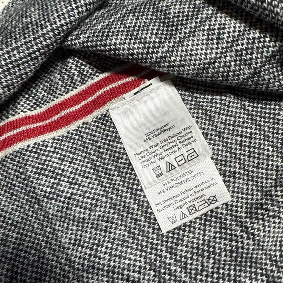 Eddie Bauer Womens Fair Isle Engage Quarter Zip Pullover Sweater XL Nordic Ski - Picture 8 of 9